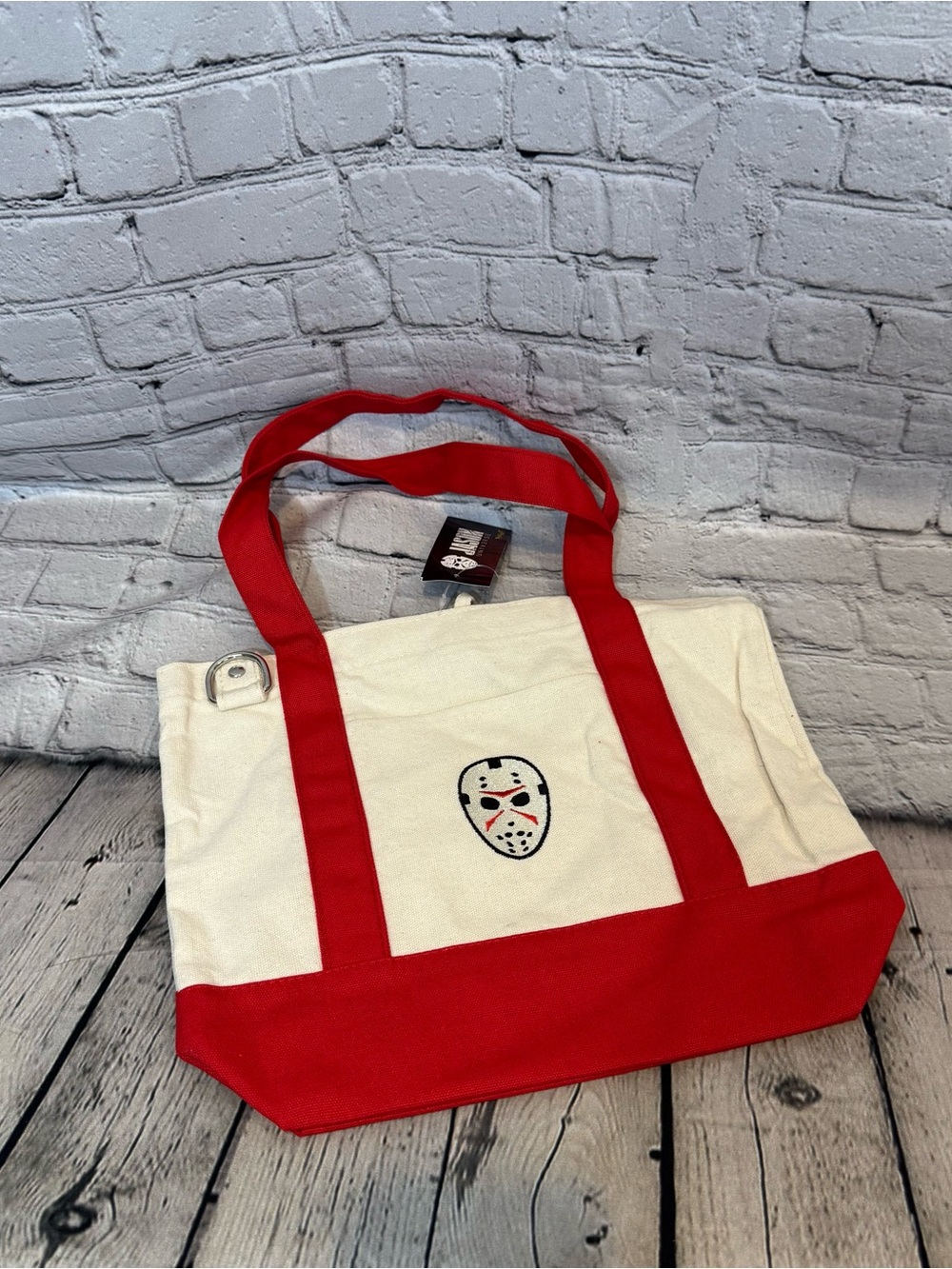 Spirit Halloween Jason Mask Halloween Tote